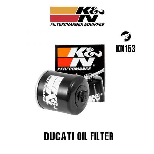 Lọc dầu (nhớt) K&N 153 (KN-153) DUCATI MONSTER / HYPERSTRADA / HYPERMOTARD / MULTISTRADA / SCRAMBLER (DUCATI)