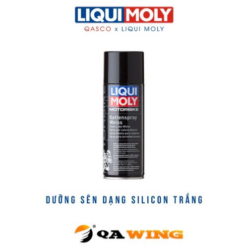 Xịt dưỡng xích (sên) silicon LIQUI MOLY Chain Spray White (1591) (400ml)